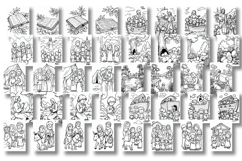 Cute animals Design |Easter Coloring pages Bundle Product Image 4