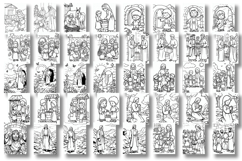 Cute animals Design |Easter Coloring pages Bundle Product Image 2