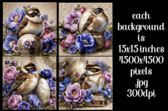 Easter Backgrounds, Easter Card, Easter Bird Backgrounds, s2 Product Image 2