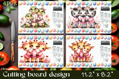 Easter Cutting Board PNG African Animals Kitchen Design Product Image 1