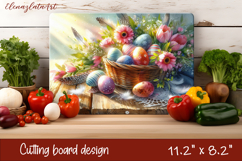 Easter Eggs Cutting Board PNG, Kitchen Cutting Board Design Product Image 1