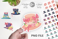 Easter Bonnet Sticker Product Image 1