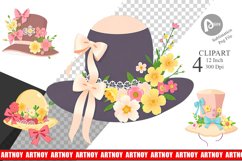 Easter Bonnet Clipart Product Image 1