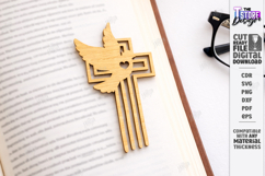 Christian Easter Bookmark Laser Cut | Religious Cross | CNC Product Image 1