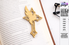 Christian Easter Bookmark Laser Cut | Religious Cross | CNC Product Image 1
