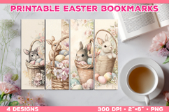 Printable Easter Bookmarks with Curious Bunny Product Image 1