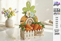 Easter Box and Crate Laser Cut | Bunny Bait | Easter Basket Product Image 1