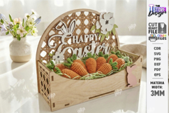 Easter Box and Crate Laser Cut | Bunny Bait | Easter Basket Product Image 1