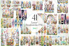 Easter Brushstroke PNG Sublimation Product Image 1