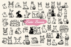 Whimsical Easter doodles Bundle 220 designs Svg PNG Product Image 2