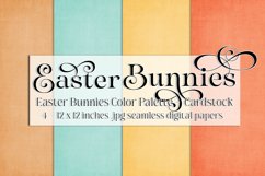 Easter Background, Easter Bunnies CP Cardstock 12x12 Papers Product Image 1