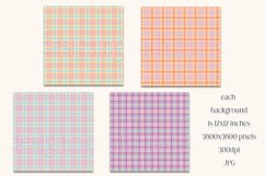 Easter Background, Easter Bunnies CP Plaid 12x12 Papers s1 Product Image 2