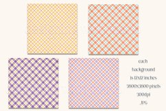 Easter Background, Easter Bunnies CP Plaid 12x12 Papers s4 Product Image 2