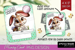 Easter Money Card PNG - Easter Bunny Money Card Holder Product Image 1