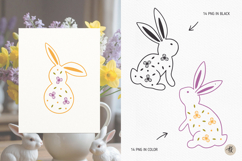 Easter Bunny SVG Bundle, Easter Eggs PNG Clipart, Product Image 2