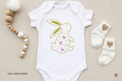 Easter Bunny SVG Bundle, Easter Eggs PNG Clipart, Product Image 3