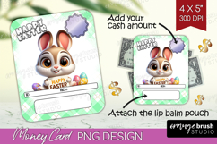 Easter Money Card PNG - Easter Bunny Money Card Holder Product Image 1