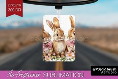 Easter Bunny Air Freshener PNG - Easter PNG Sublimation Product Image 1