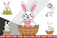 Easter Bunny Clipart Product Image 1