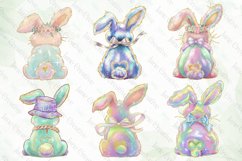 Easter Bunny Sublimation Clipart Bundle Product Image 2