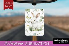 Easter Bunny Air Freshener PNG - Easter PNG Sublimation Product Image 1