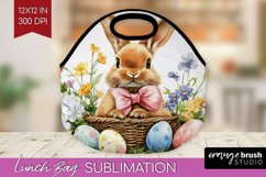 Easter Bunny Lunch Bag - Easter Lunch Bug PNG Sublimation Product Image 1