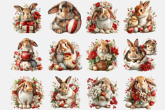 Easter bunny Sublimation Bundle, Easter Sublimation PNG Product Image 3