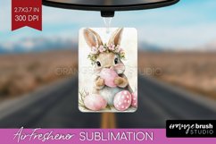 Easter Bunny Air Freshener PNG - Easter PNG Sublimation Product Image 1