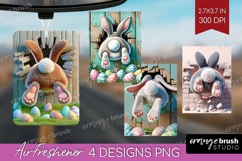 Easter Bunny Air Freshener PNG - Bunny Butt PNG Sublimation Product Image 1