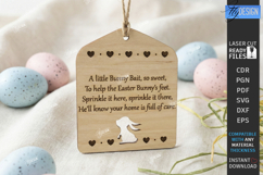 Easter Bait Tag Laser Cut | Basket Tags | Engraved Gift Tags Product Image 1