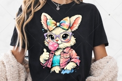 Easter Bunny Blowing Bubblegum PNG, Easter Bunny Png Product Image 8