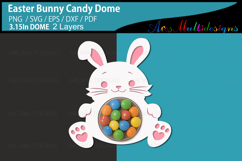 Easter bunny candy dome Product Image 2