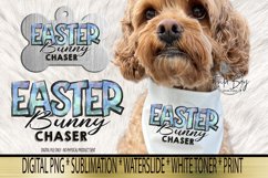 Easter Bunny Chaser PNG  is perfect for your pet shirt, bandana, id tag and more Heck even looks cute on a toddler shirt for Valentines day