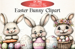 Easter Bunny Clipart Product Image 1