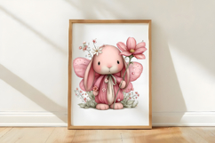 Whimsical Easter Bunny Clipart Product Image 2