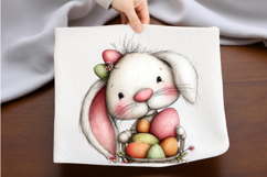 Easter Bunny Clipart, Easter Sublimation PNG Product Image 2