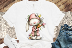 Easter Bunny Clipart, Easter Sublimation PNG Product Image 3