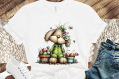 Easter Bunny Clipart, Easter Sublimation PNG Product Image 3