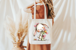 Easter Bunny Clipart, Easter Sublimation PNG Product Image 5