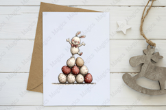 Easter Bunny Clipart PNG Sublimation Product Image 3