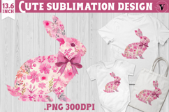 Easter bunny sublimation | Bunny silhouette Product Image 1