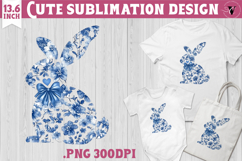 Easter bunny sublimation | Bunny silhouette Product Image 1