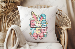 Easter Bunny Ears with Bow Png Product Image 2