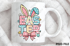 Easter Bunny Ears with Bow Png Product Image 4