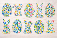 easter garland template, Easter garland printable Product Image 2