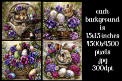 Easter Background, Easter Card, Easter Bunny Backgrounds, 11 Product Image 2