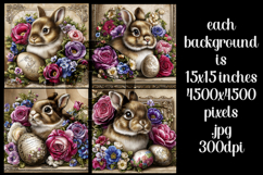 Easter Background, Easter Card, Easter Bunny Backgrounds, 13 Product Image 2