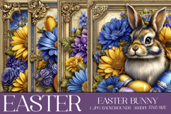 Easter Background, Easter Card, Easter Bunny Backgrounds, 14 Product Image 1