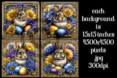 Easter Background, Easter Card, Easter Bunny Backgrounds, 14 Product Image 2