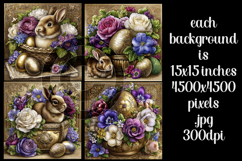 Easter Background, Easter Card, Easter Bunny Backgrounds, 16 Product Image 2